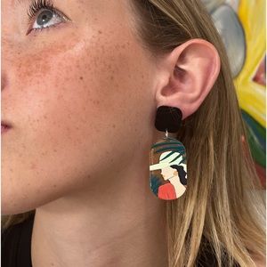 Studio Joy Lady Cameo Earrings